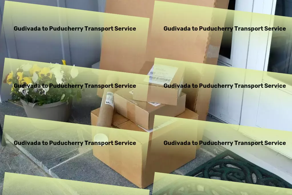 Gudivada to Puducherry Household Goods Transport Quick cargo services