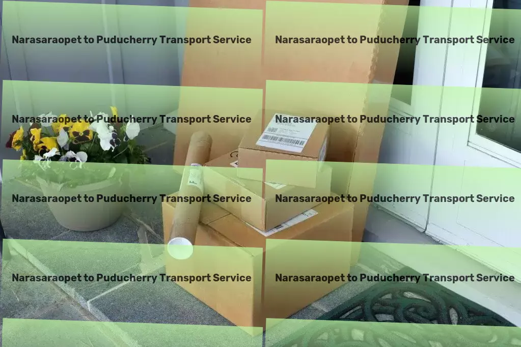 Narasaraopet to Puducherry Transport Customized courier services